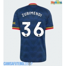 Camisa de time de futebol Arsenal Martin Zubimendi #36 Replicas 2º Equipamento 2026-27 Manga Curta